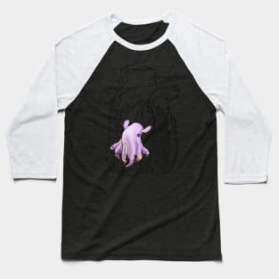 Cute Dumbo Octopus Doodle Baseball T-Shirt